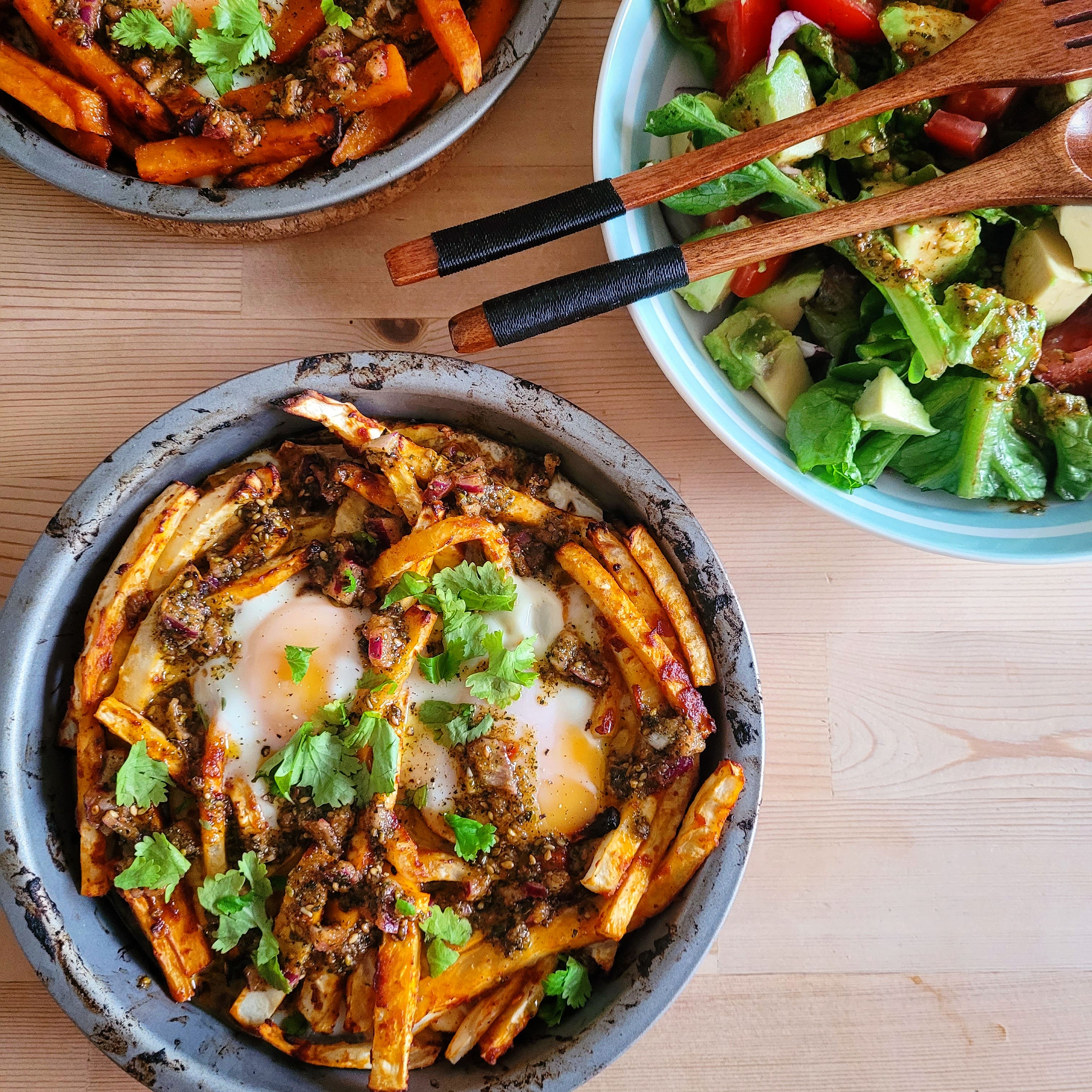 Vegetarian Baked Eggs